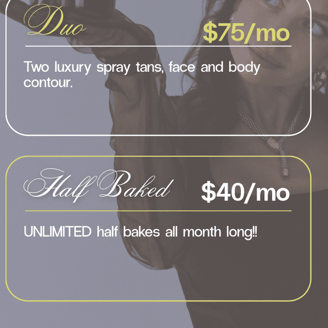 Unlimited Half Bakes at Hello Glow By Kaila in Canton, MI